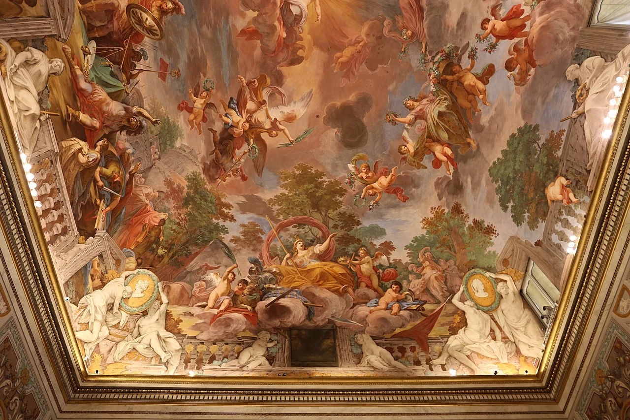 Soffitto del Casino of Villa Borghese, Rome - dettaglio
